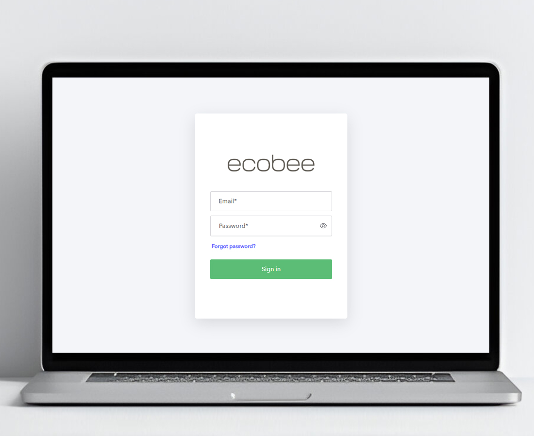 www.ecobee.com login (web GUI)