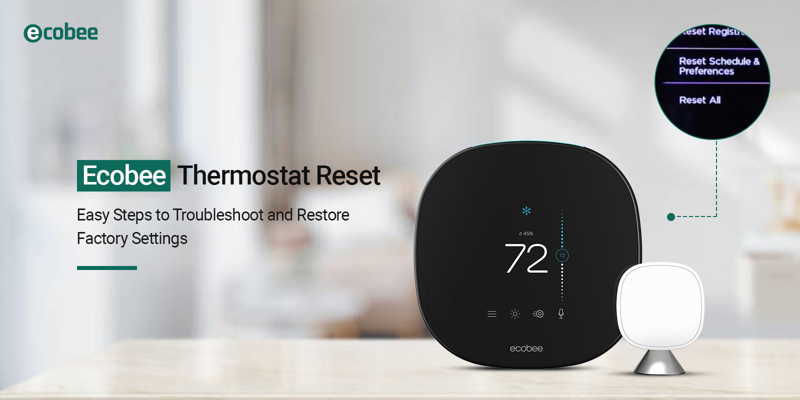 Ecobee Thermostat Reset